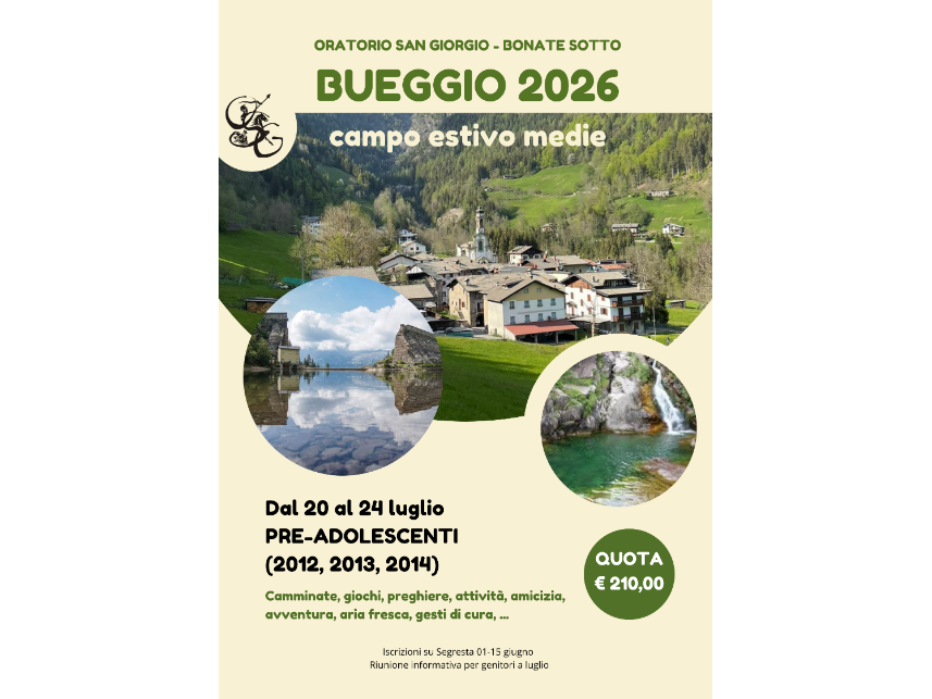 BUEGGIO 2026